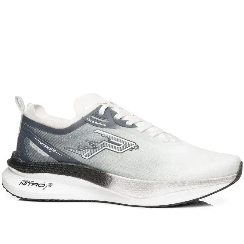 Tênis Esportivo Pegada Masculino em Tecido Off White 190804-01 39
