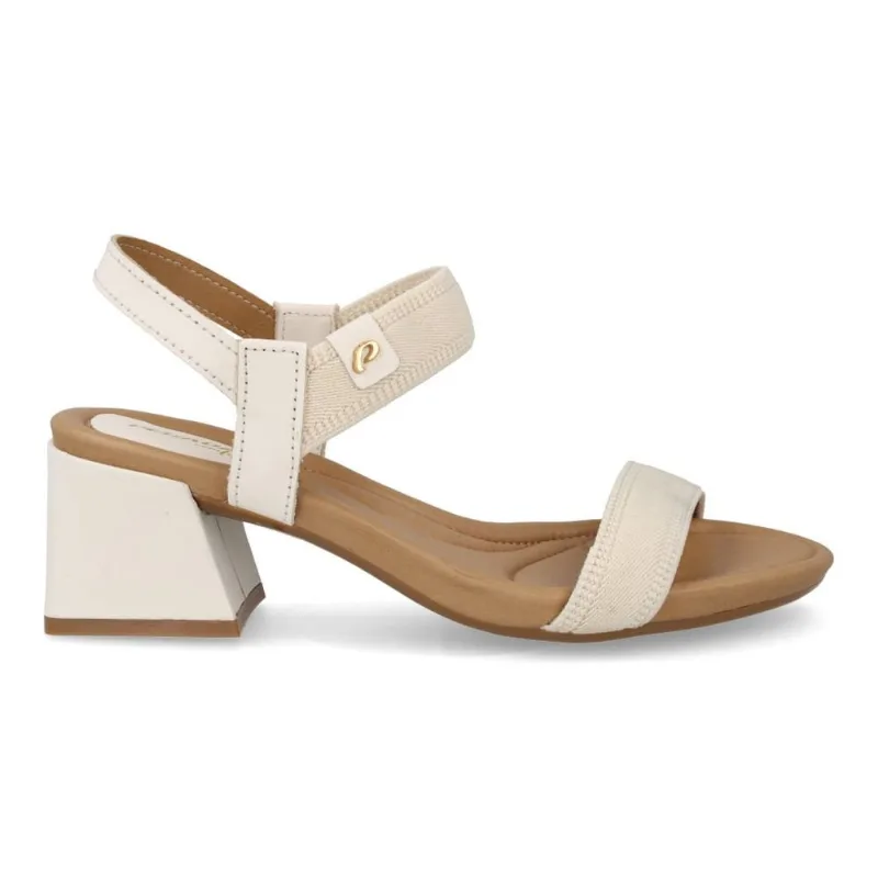 Sandália Pegada Fiorella Feminina Off White 38