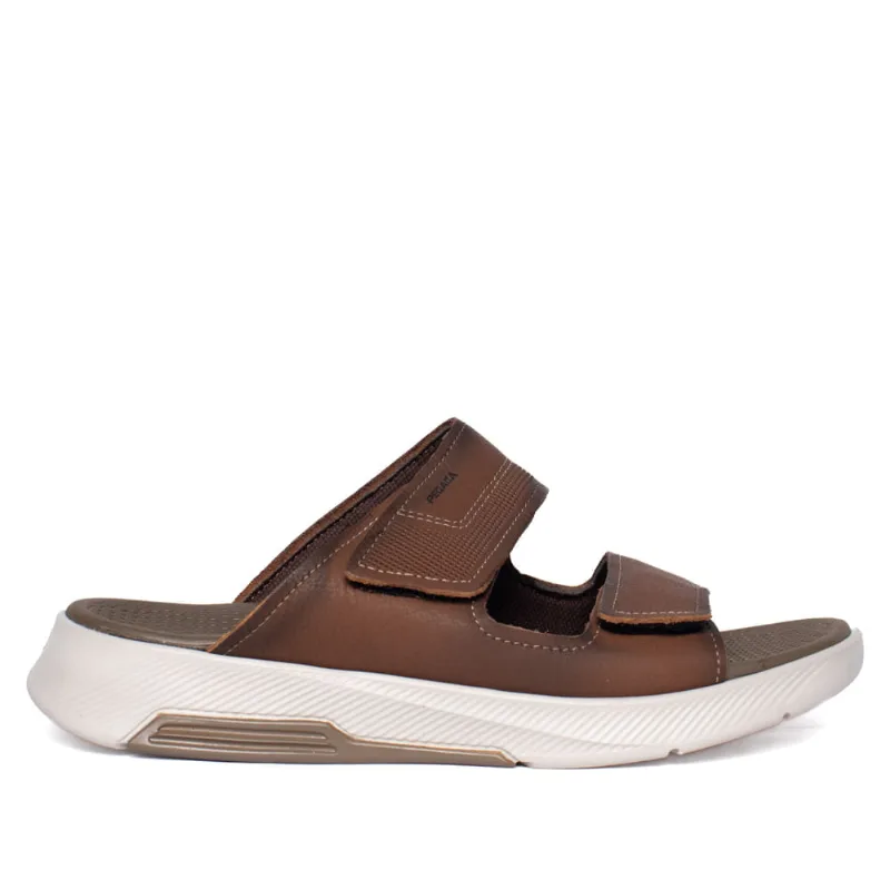Chinelo Masculino Pegada Float Couro Marrom - 39 - Pegada