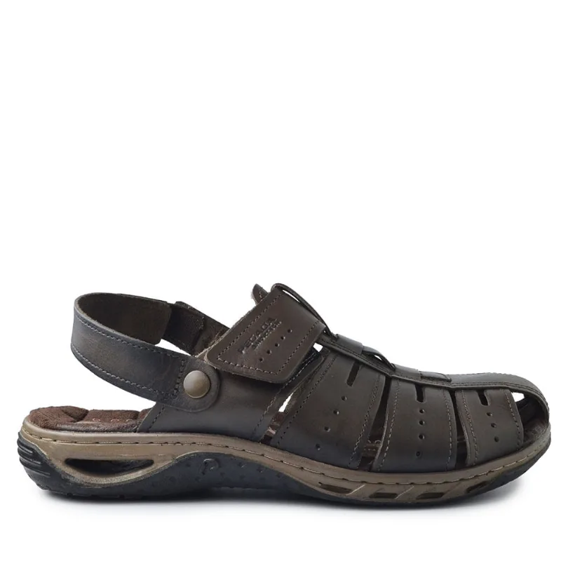 Sandália Pegada Masculina 131676 02 ANILINA CRAVO 44 - Pegada