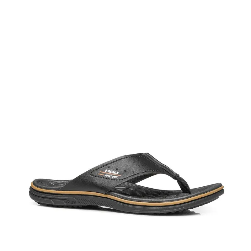 Chinelo Pegada Infantil em Microfibra Preto 373331-02 32