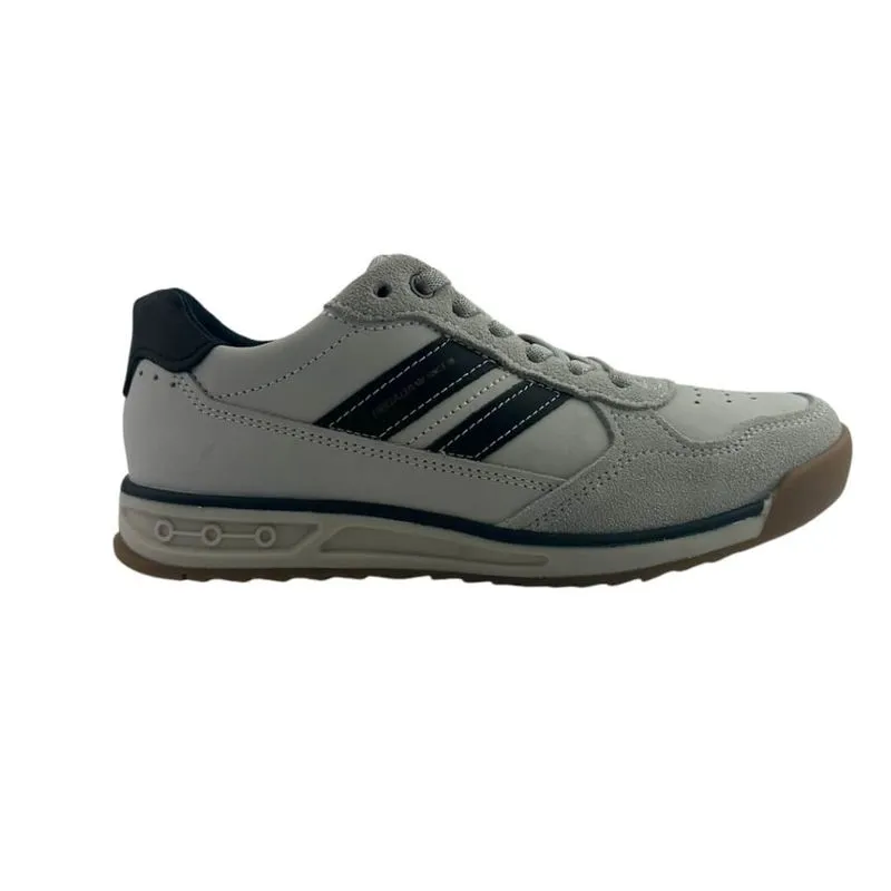 Sapatênis Masculino Pegada 112504 Anilina 43 / BRANCO/PRETO