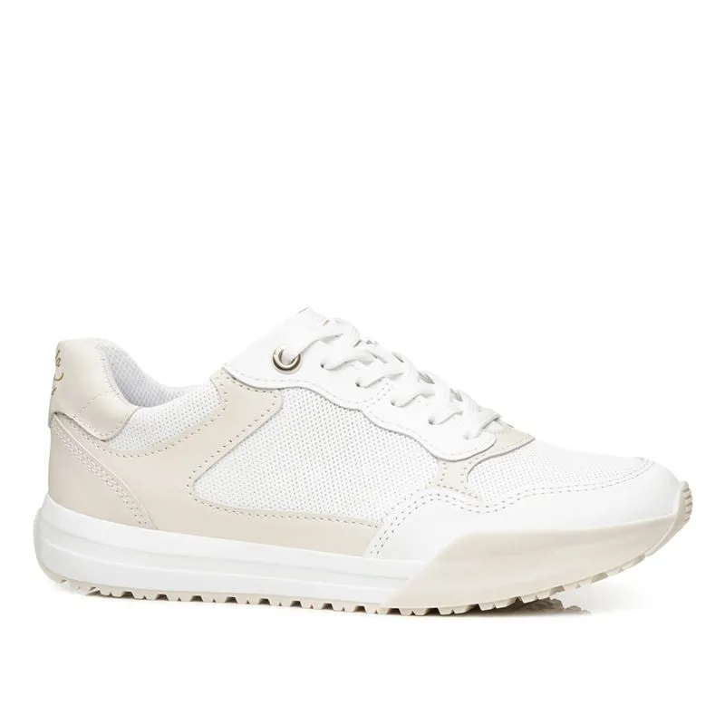 Tênis Pegada Feminino em Couro Branco 213003-01 40