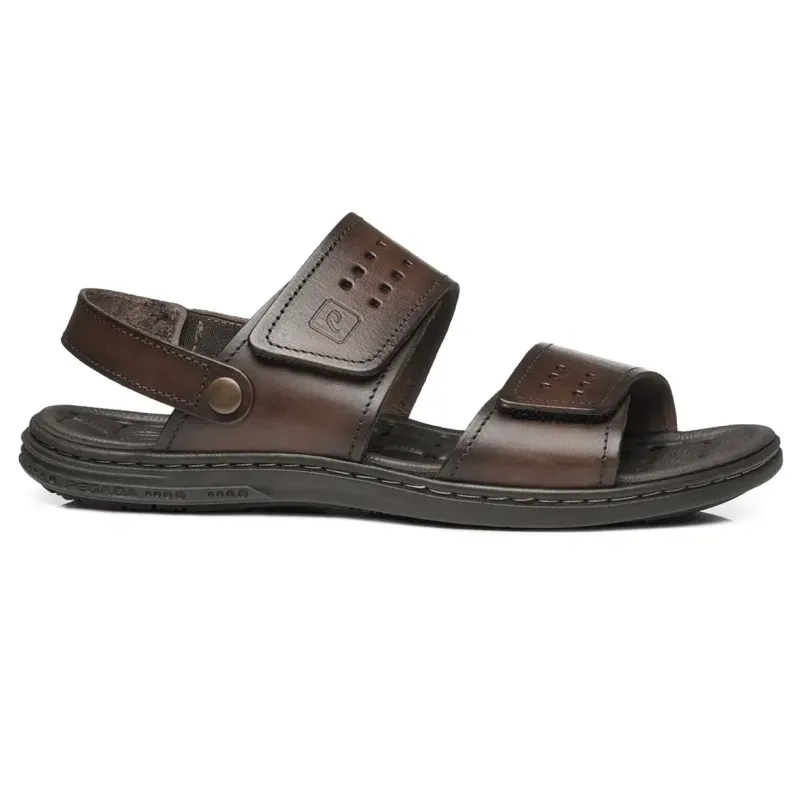 Sandália Casual Pegada Confort Marrom Masculina 41
