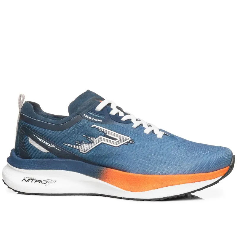 Tênis Esportivo Pegada Masculino em Tecido Blue 190804-03 43