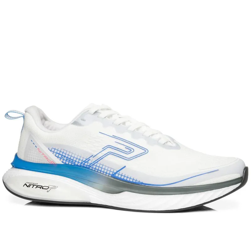 Tênis Esportivo Pegada Masculino em Tecido Off White 191003-01 44