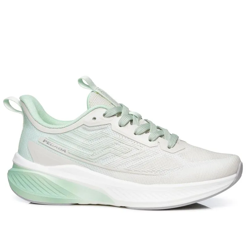 Tênis Esportivo Pegada Feminino em Tecido Off White 291301-02 39