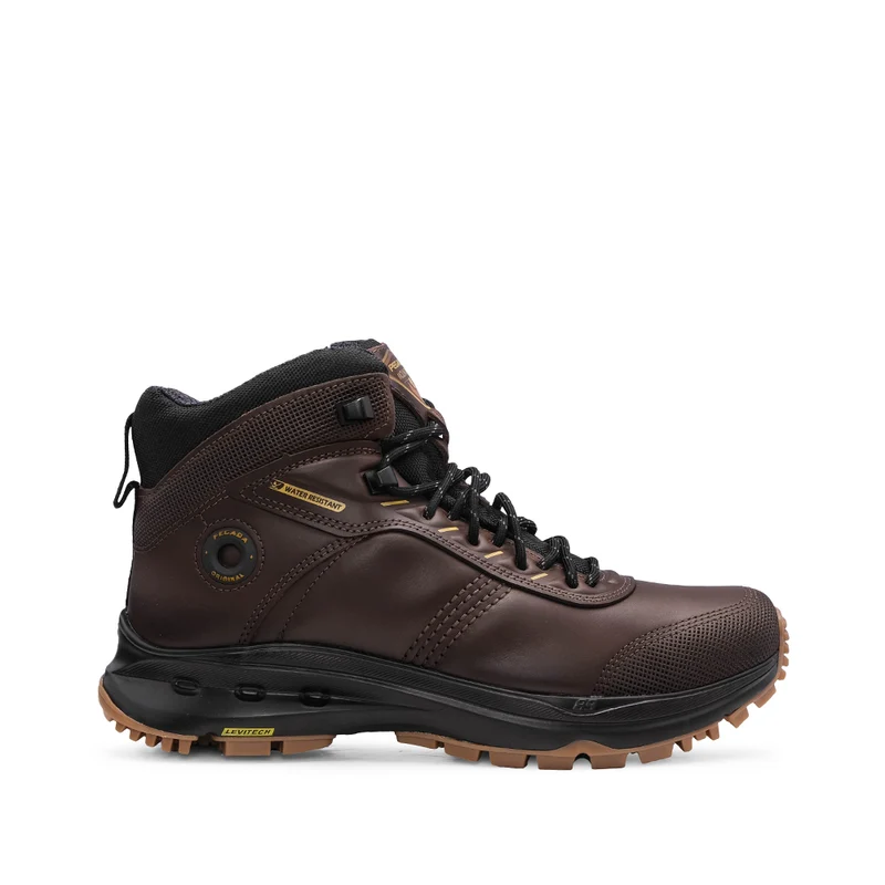 Bota Casual Homem Pele Castanho 40
