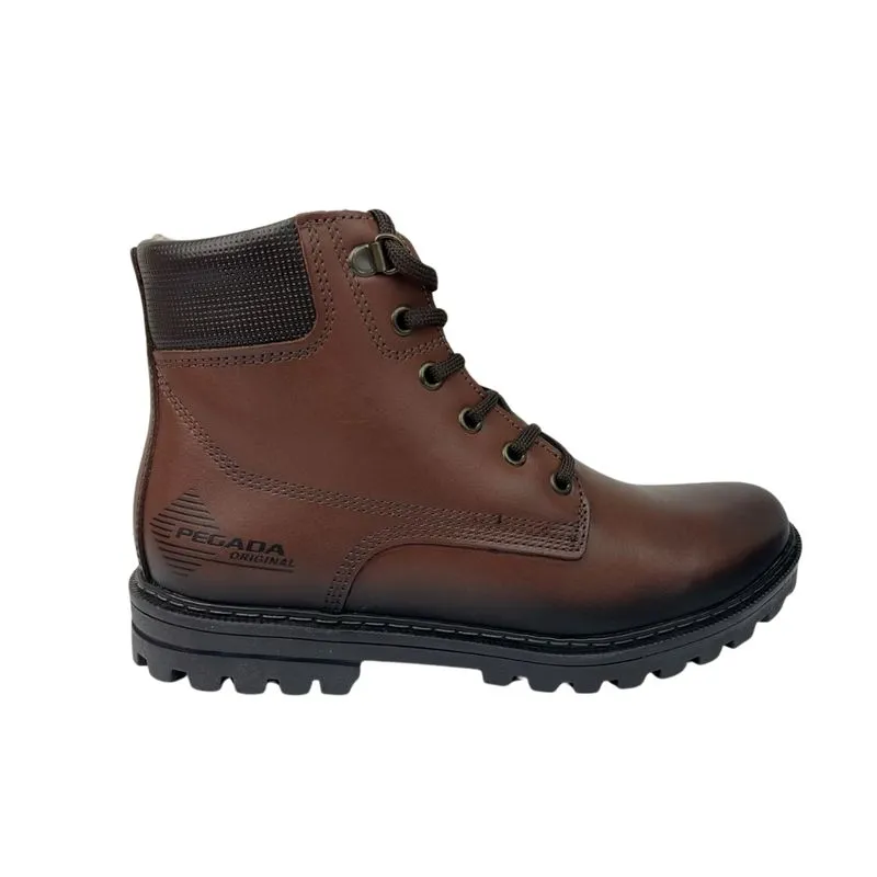 Bota Masculina Pegada 181591-01 Anilina Pinhao 41 / PINHAO