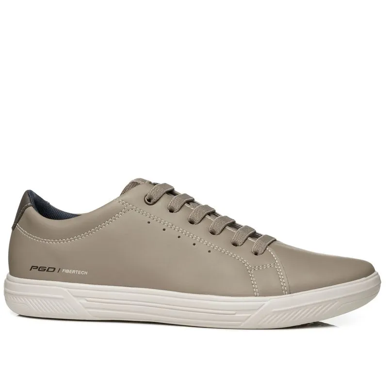 Tênis Casual Pegada Masculino em Microfibra Areia 172801-04 37
