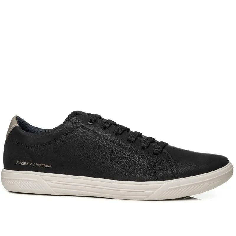 Tênis Casual Pegada Masculino em Microfibra Preto 172801-08 40