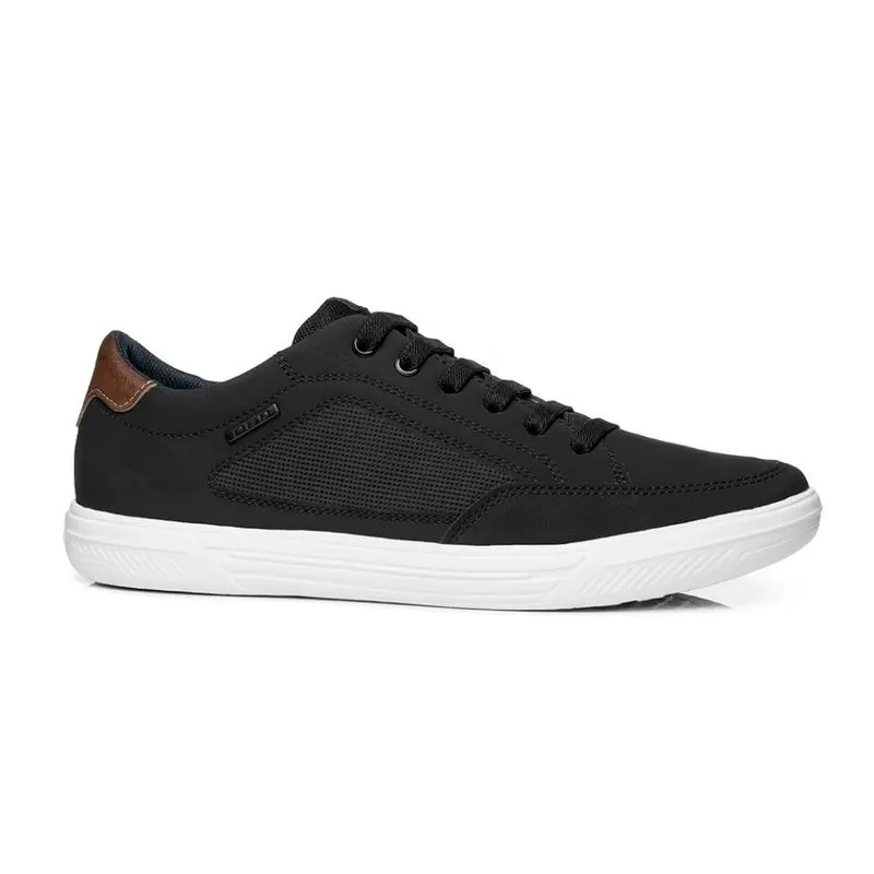 Tênis Masculino Pegada Preto Casual 40