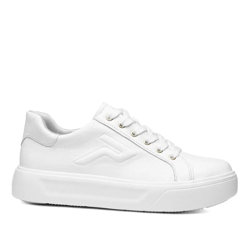 Tênis Pegada Feminino em Couro Branco 211216-05 35