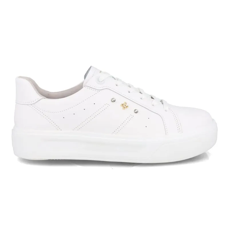 Tênis Pegada Feminino Branco Milk Couro 35