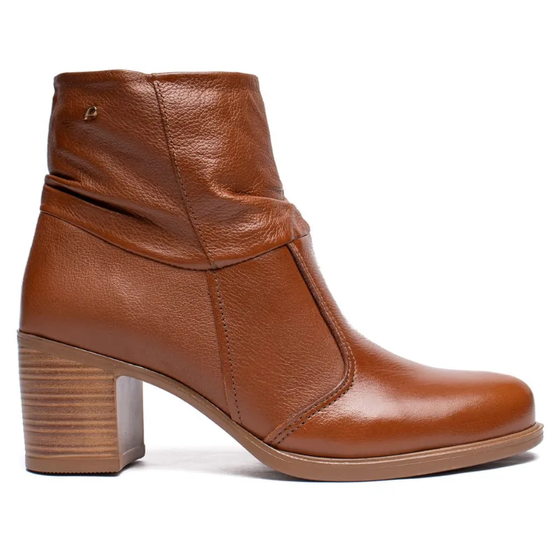 Bota Feminina Pegada Nature Couro Marrom - 34