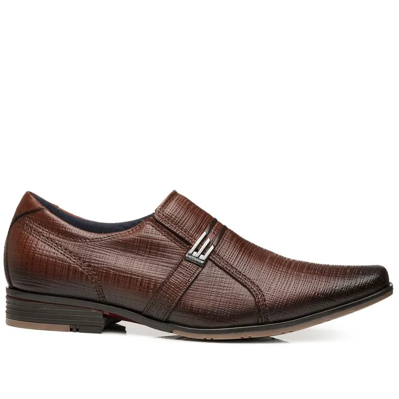 Sapato Casual Pegada Masculino em Couro Pinhão 125813-02 37