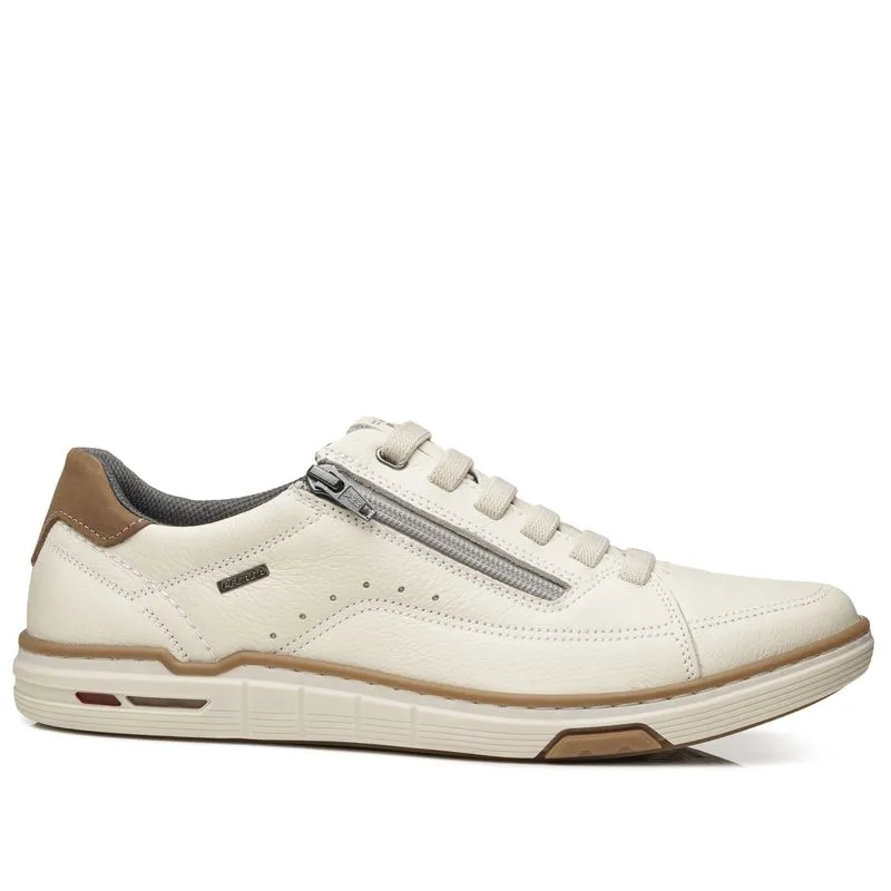 Sapatênis Pegada Masculino em Couro Milk 113502-04 44