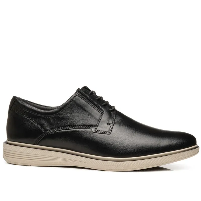 Sapato Casual Pegada Masculino em Couro Preto 126117-01 42