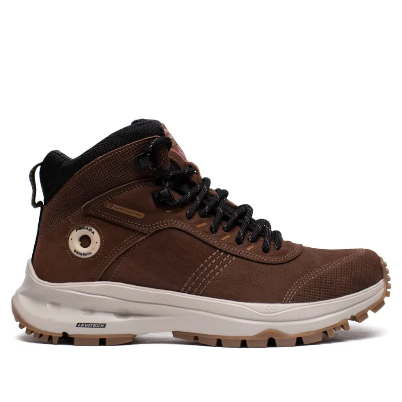 Bota Feminina Pegada Mountain Couro Marrom - 37