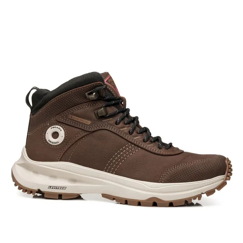 Bota Trekking Pegada Feminina em Couro Castanho 250409-06 Bota Trekking Pegada Feminino em Couro Castanho 250409-06 34