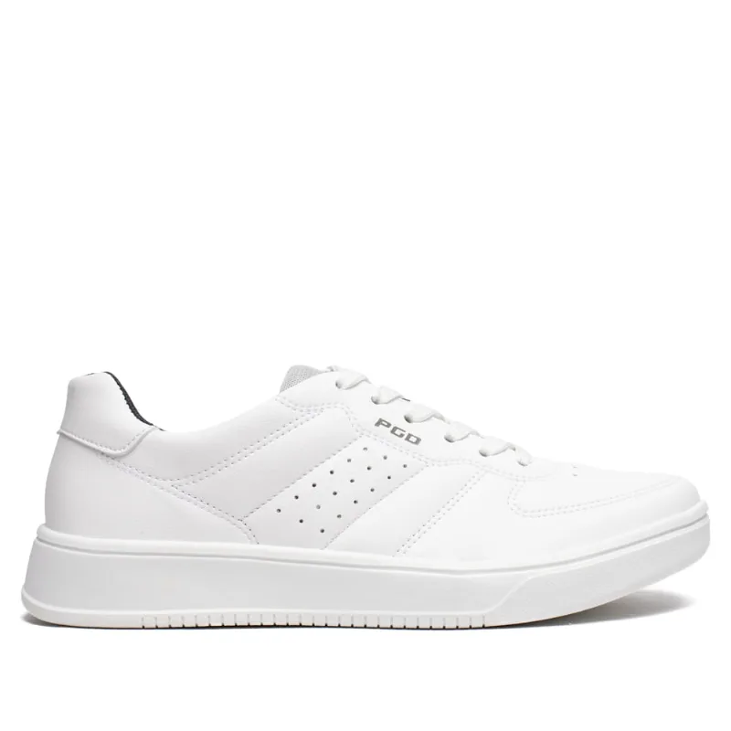 Sapatênis Masculino Pegada Casual Microfibra Branco - 41 - pegada