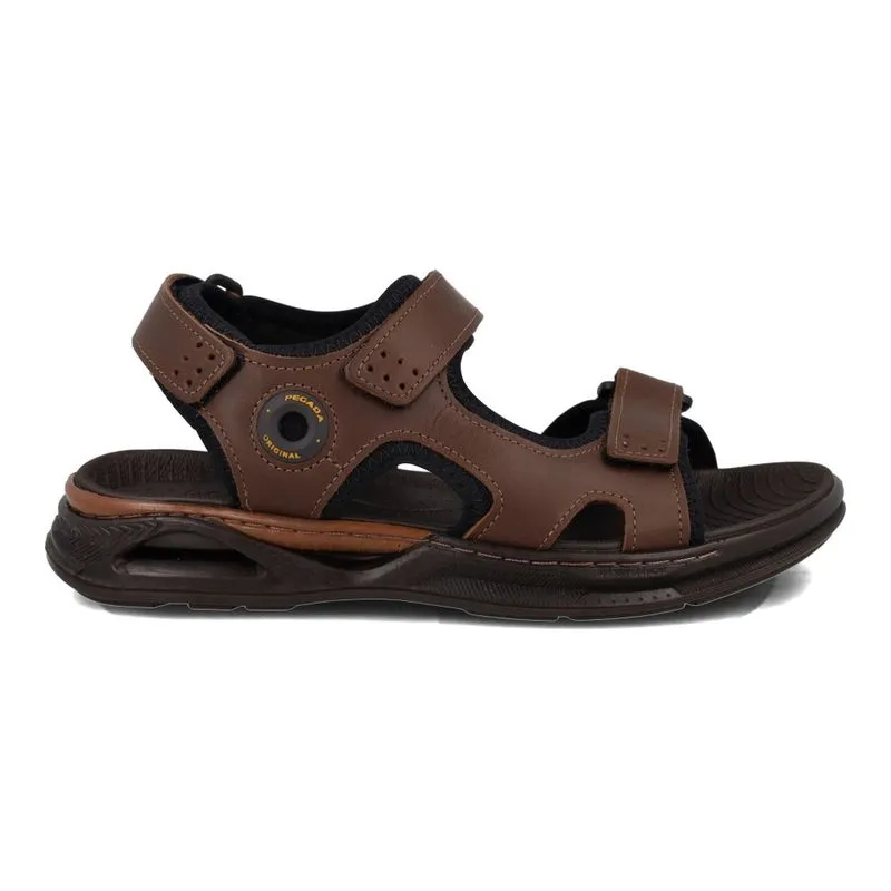 Sandália Pegada Masculina Marrom 37