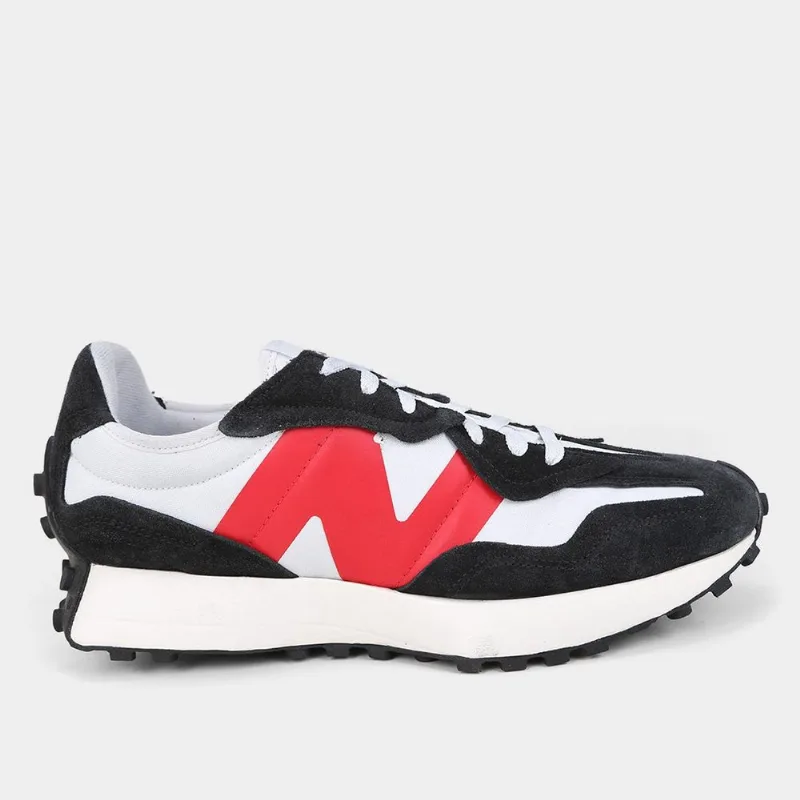 Tênis New Balance 327 V1 - Unissex - Preto+Vermelho