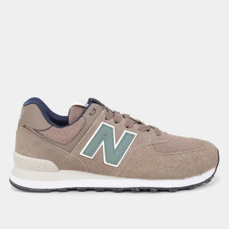 Tênis New Balance 574 V2 - Unissex - Marrom+Verde