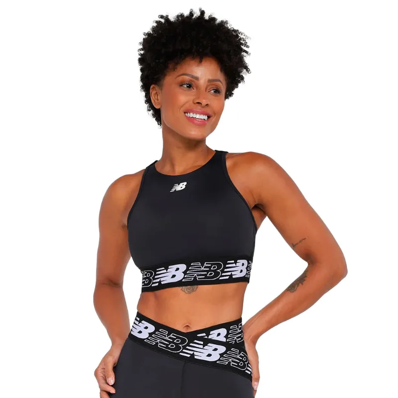 Top Feminino New Balance Relentless Preto - M