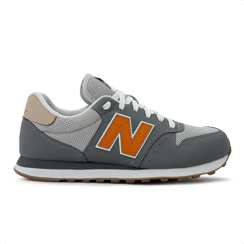 Tênis New Balance 500 V2 Masculino 41 / CINZA-LARANJA