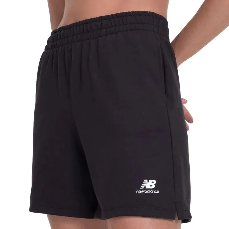Short New Balance Small Logo Feminino - Preto GG