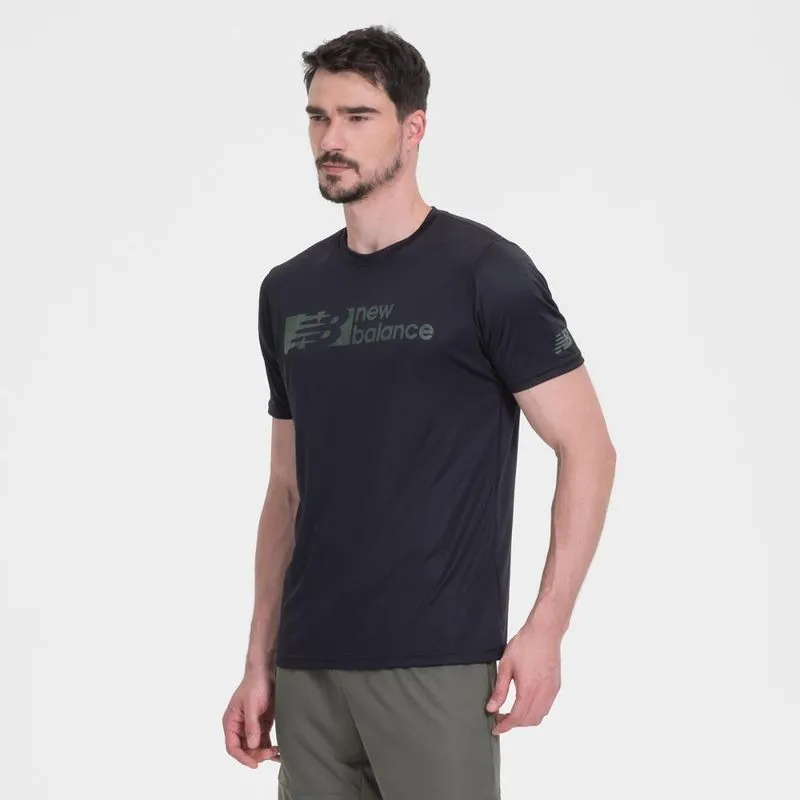 Camiseta new balance tenacity graphic masculina
