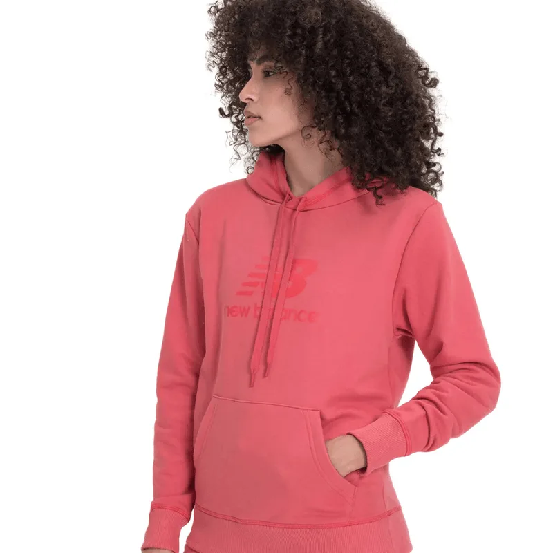 Casaco Moletom New Balance Essentials Basic Feminino Vermelho M