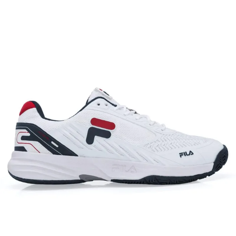 Tênis Fila Acer Branco Marinho e Vermelho