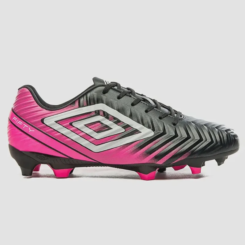 Chuteira Campo Umbro Fifty V Unissex Preto Roxo