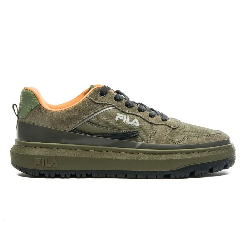 ZAPATILLA FILA FX-100 ALL TERRAIN LOW HOMBRE - OLIVA/PRETO/TANGERINE - 44