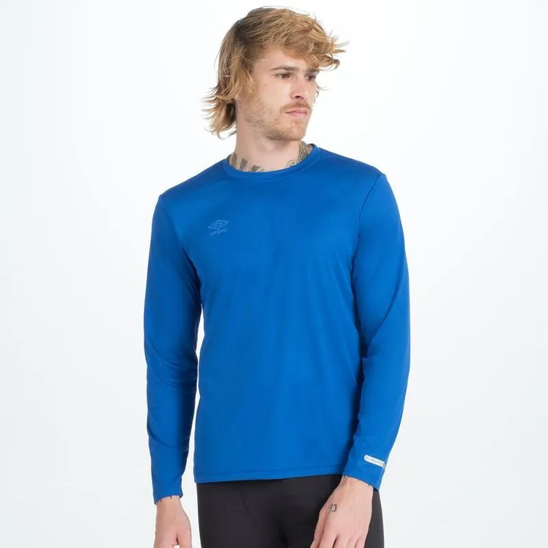 Camisa ml masculina umbro basic uv