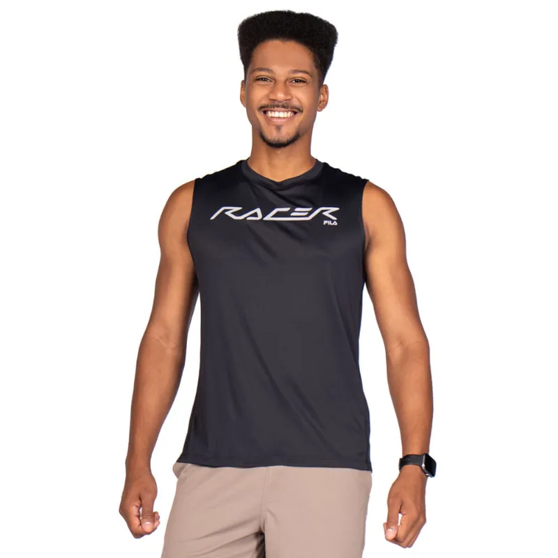 Regata Masculina Fila Reflective Core Run Preto - GG