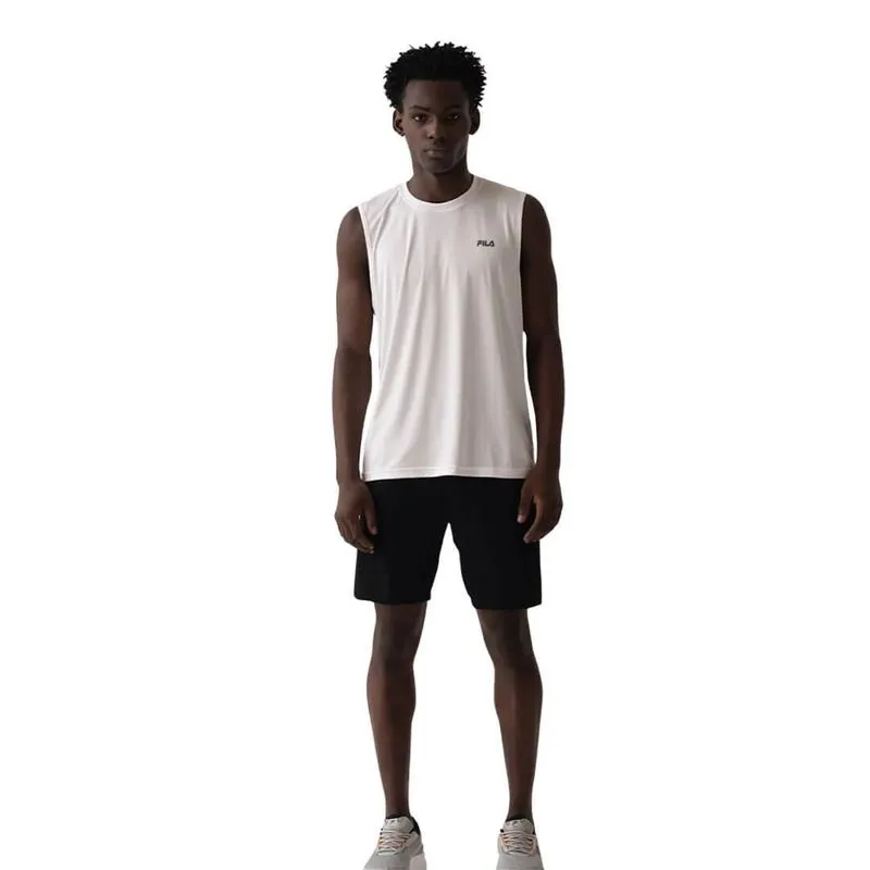 Camiseta Masculina Fila 1195685 Sm Basic Sports II P / Branco