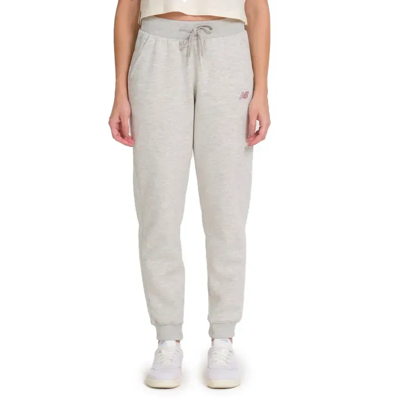 Calça Jogger New Balance Sport Essentials Feminina Cinza Claro M