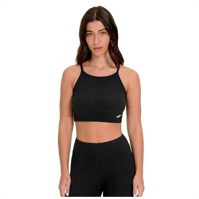 Top New Balance Canelado Small Logo Feminino G / preto