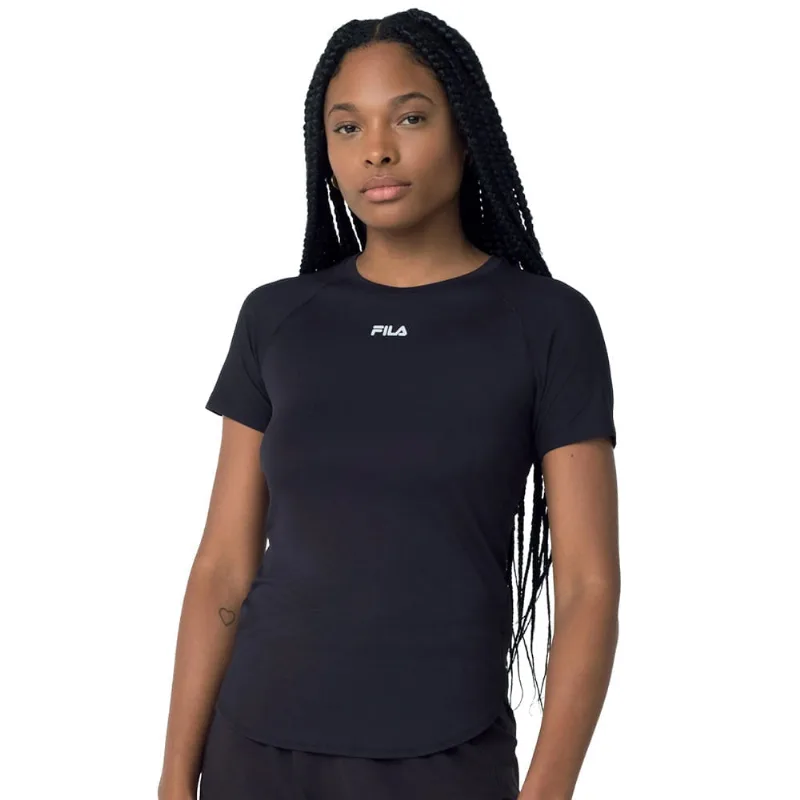 Camiseta Feminina Fila Bio III Tecnológica Preto - GG