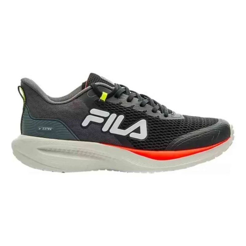 Tenis Fila Extra Masculino - Preto/Coral/Lima