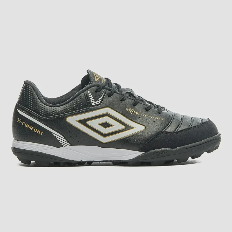 Chuteira Society Umbro X Confort - Preto/Branco