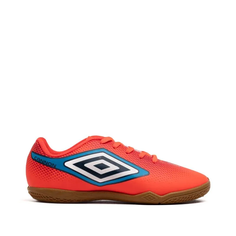 Chuteira Futsal Infantil Umbro Cannon JR Coral - 33