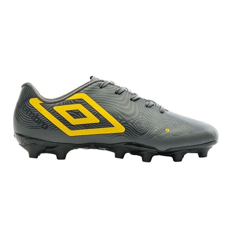 Chuteira Infantil Umbro Campo Orbit Jr U07FB00180-861 32 / Cinza-Amarelo
