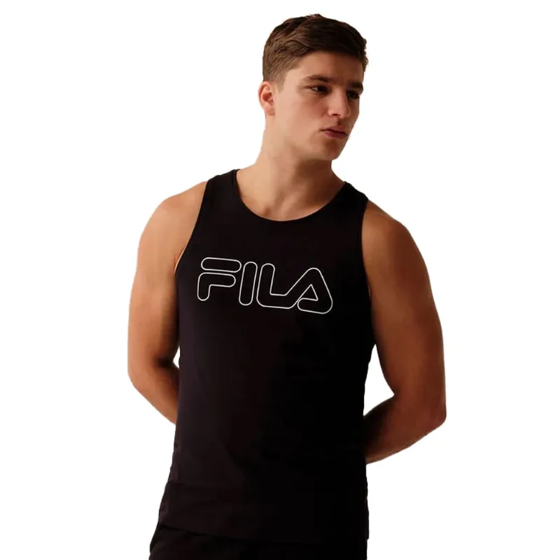 Regata Masculina Fila Letter Outline Preto - G