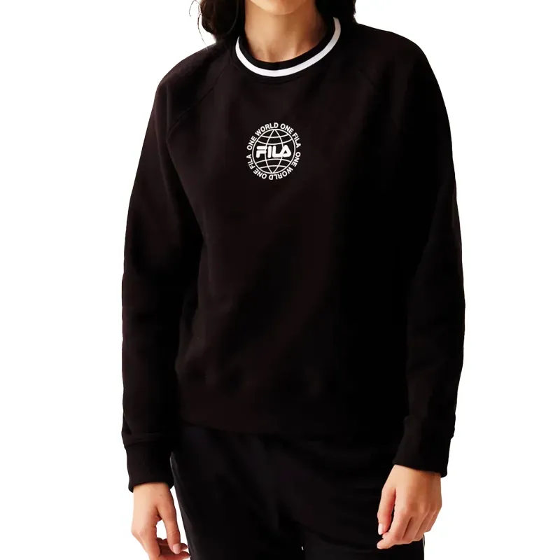Casaco Casual Fila One World Feminino Preto PRETO - G