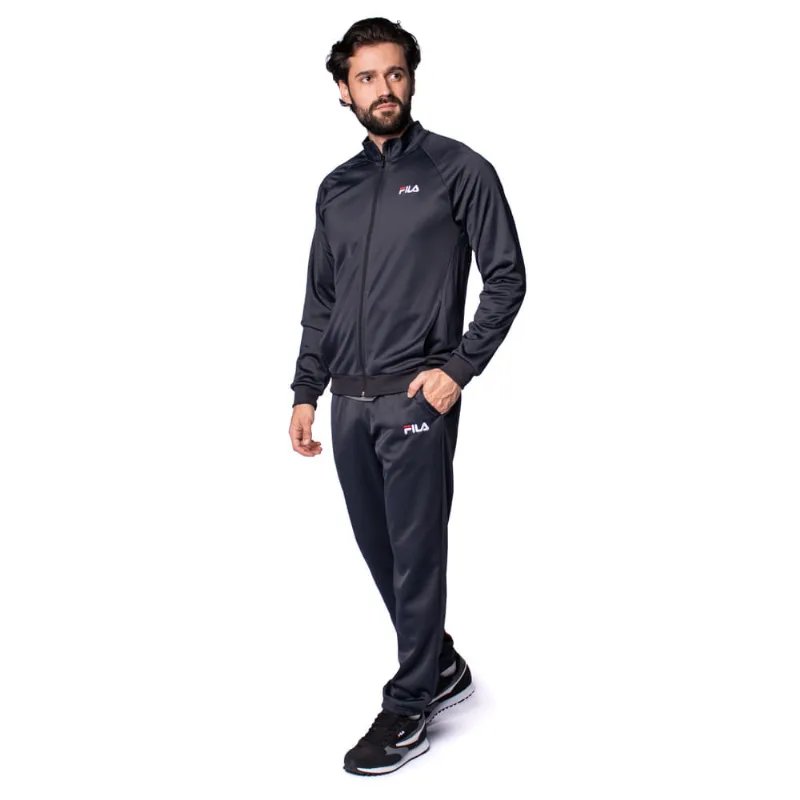 Agasalho Masculino Fila Basic Sports Preto/cinza - GG