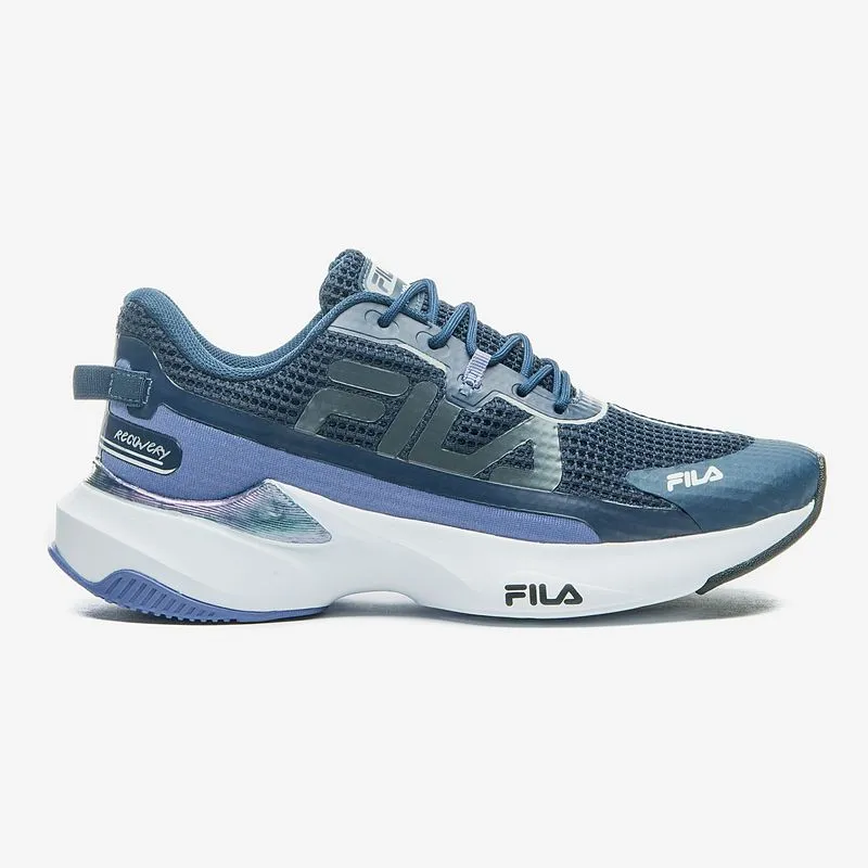 ZAPATILLA FILA RECOVERY FEMENINO - MARINO/GRIS MORADO/PLATA - 35